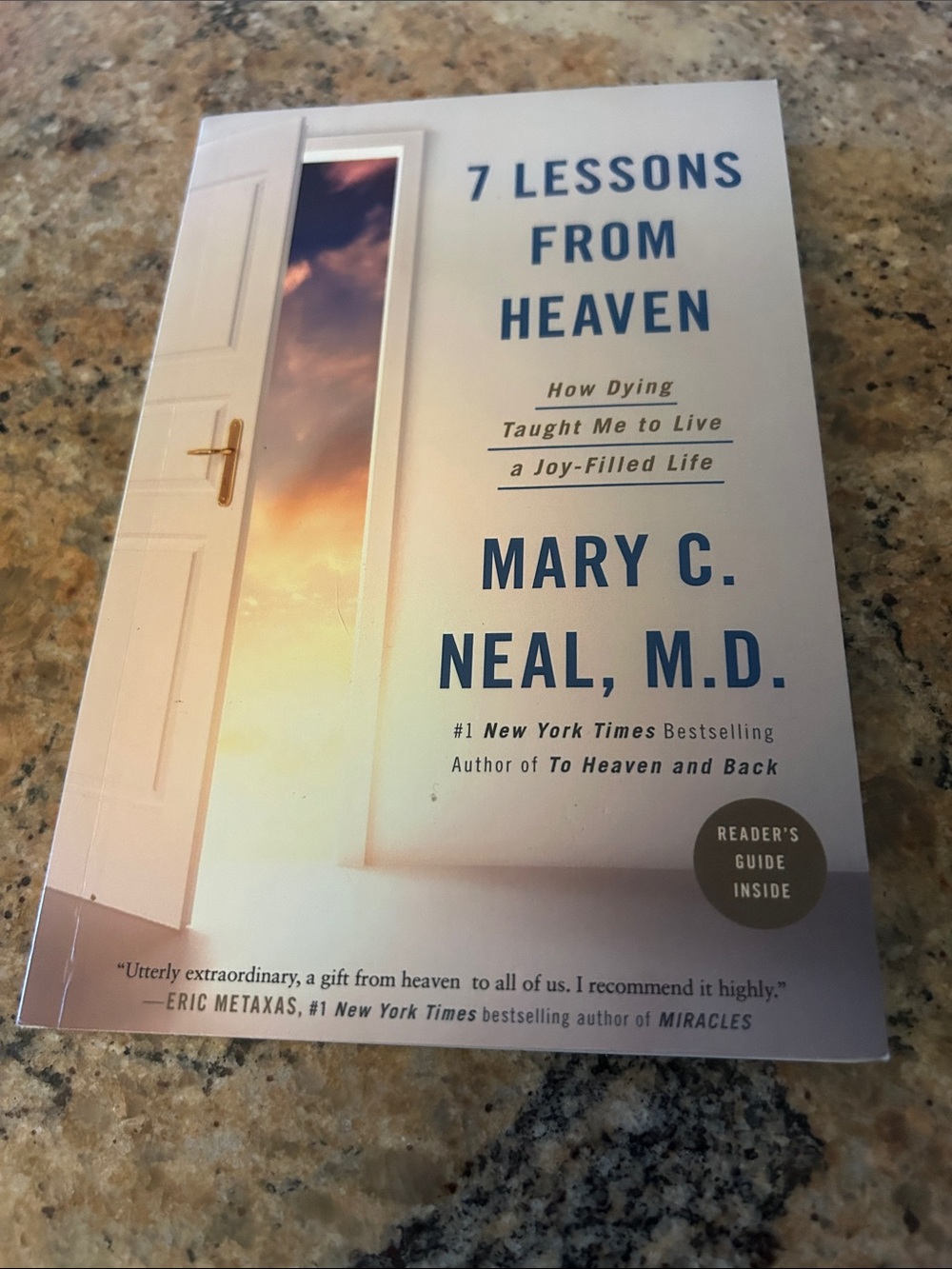 7 Lessons From Heaven by Mary C. Neal, M.D. - White/Cream Cover